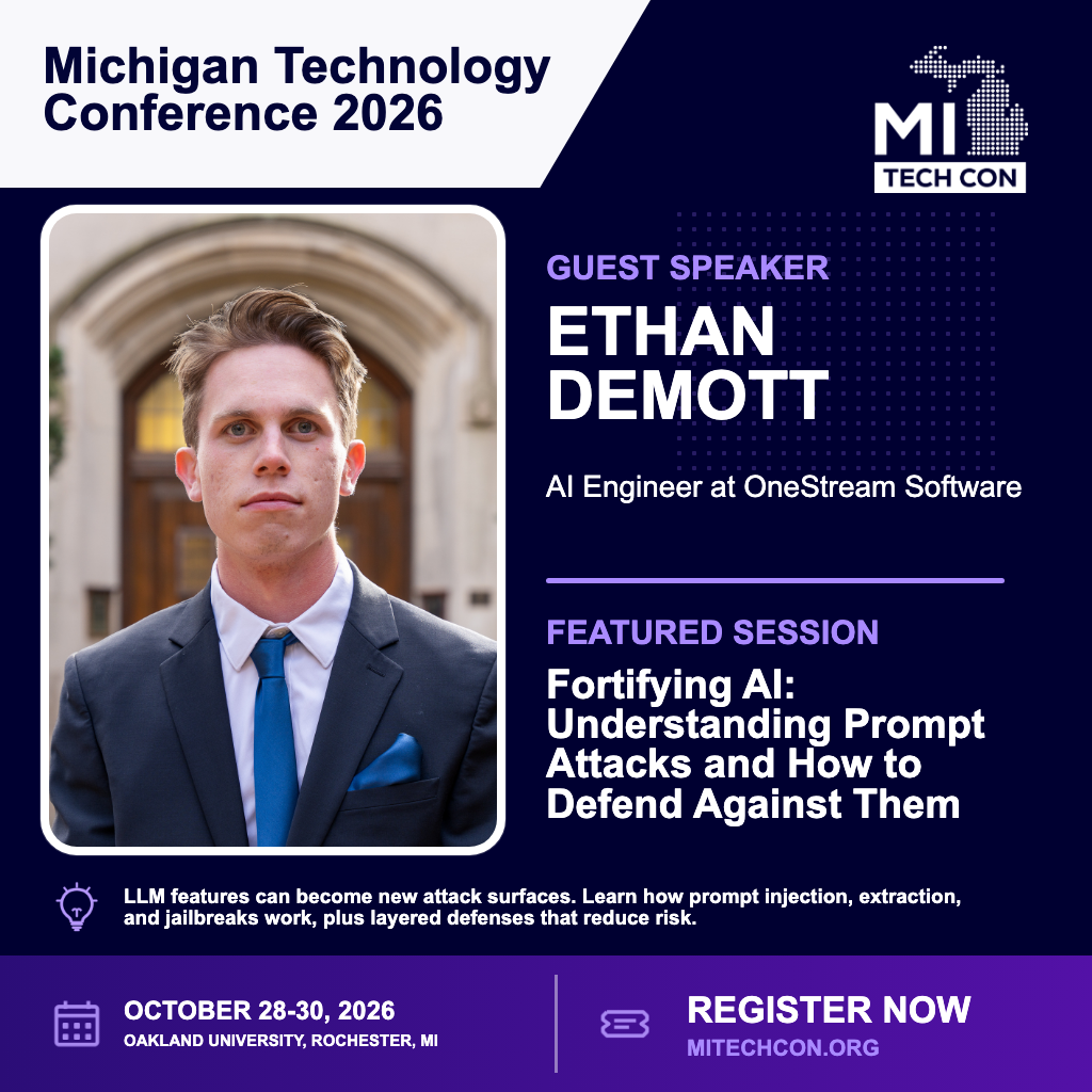 Ethan DeMott - Fortifying AI: Understanding Prompt Attacks and How to Defend Against Them