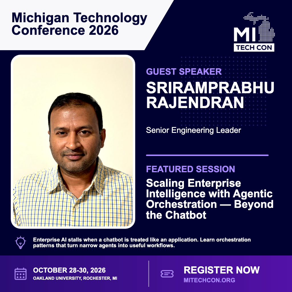 Sriramprabhu Rajendran - Scaling Enterprise Intelligence with Agentic Orchestration — Beyond the Chatbot