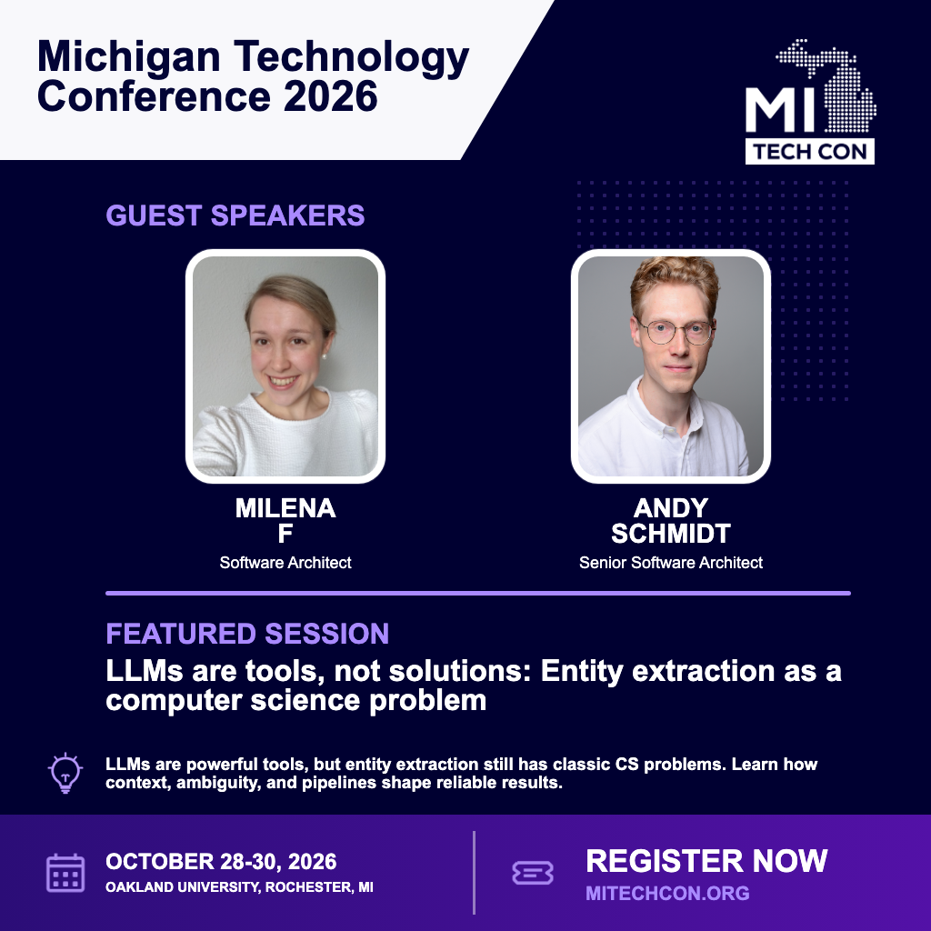 Milena F, Andy Schmidt - LLMs are tools, not solutions: Entity extraction as a computer science problem