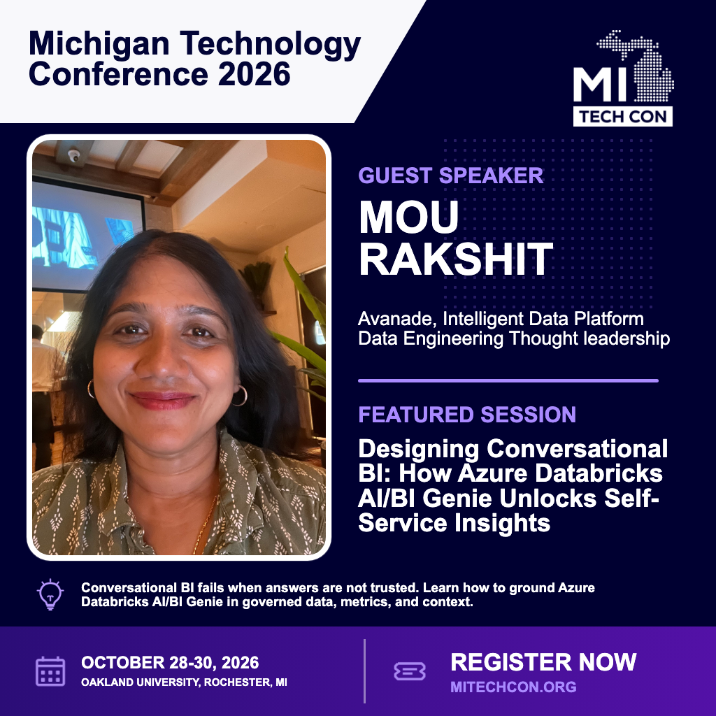 Mou Rakshit - Designing Conversational BI: How Azure Databricks AI/BI Genie Unlocks Self-Service Insights