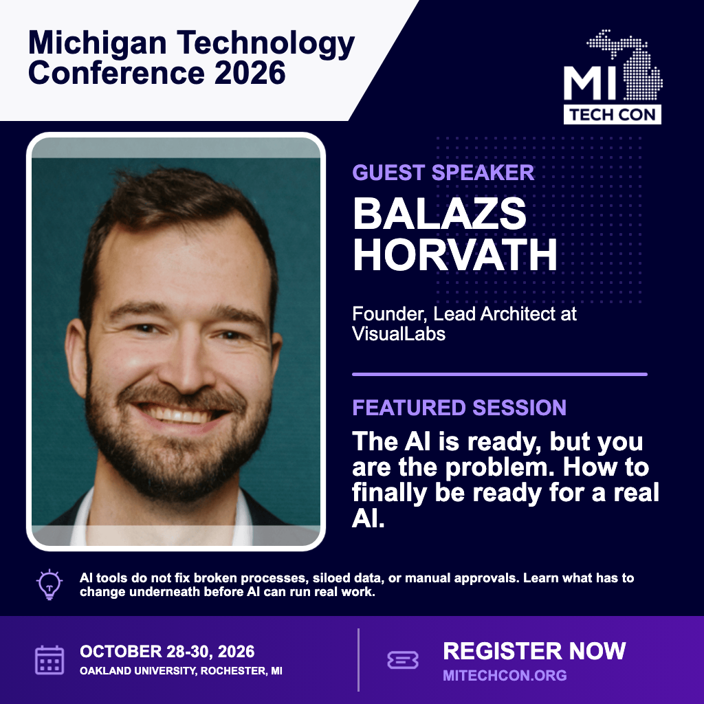 Balazs Horvath - The AI is ready, but you are the problem. How to finally be ready for a real AI.