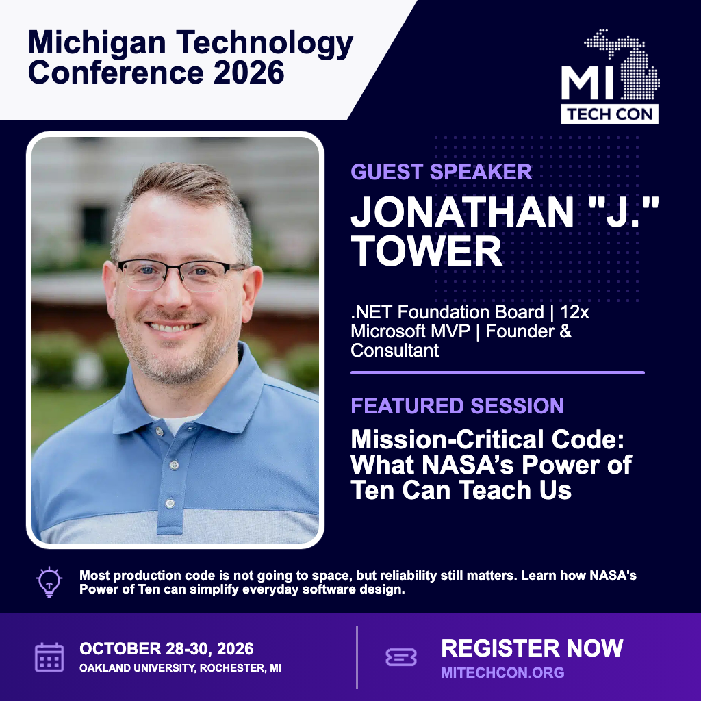 Jonathan "J." Tower - Mission-Critical Code: What NASA’s Power of Ten Can Teach Us
