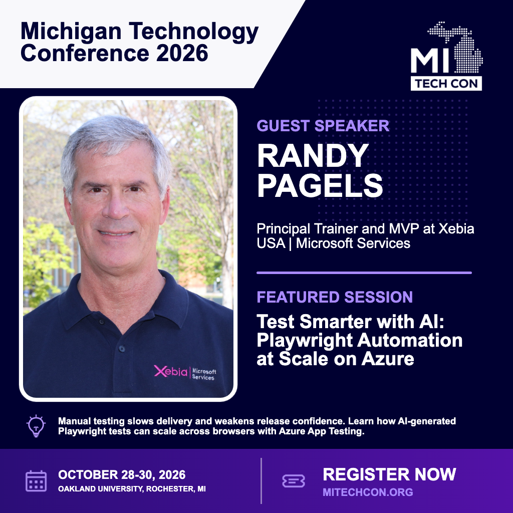 Randy Pagels - Test Smarter with AI: Playwright Automation at Scale on Azure