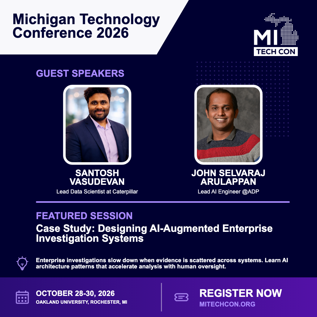Santosh Vasudevan, John Selvaraj Arulappan - Case Study: Designing AI-Augmented Enterprise Investigation Systems