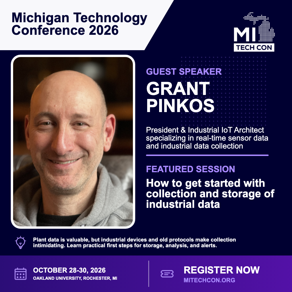 Grant Pinkos - How to get started with collection and storage of industrial data